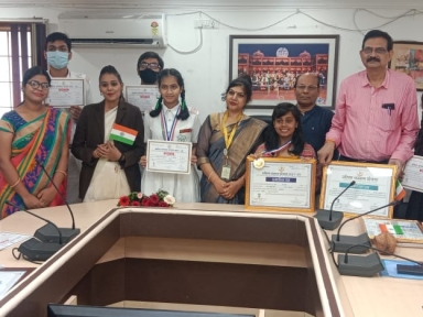 PSY Meritorious honor in DPI Bhopal MP